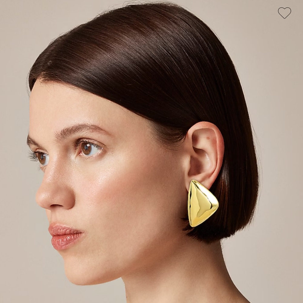 J. Crew Oversized triangle studs
